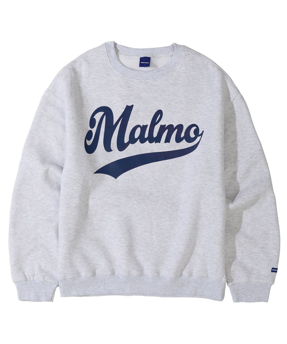 스텝온리(STAFFONLY) MALMO SWEATSHIRTS (MELANGE WHITE)