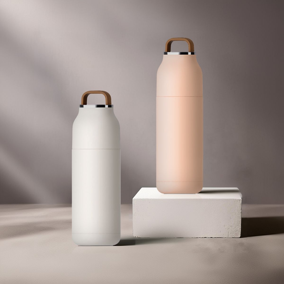 레토(LETO) 진공 이중캡 보온 보냉 텀블러