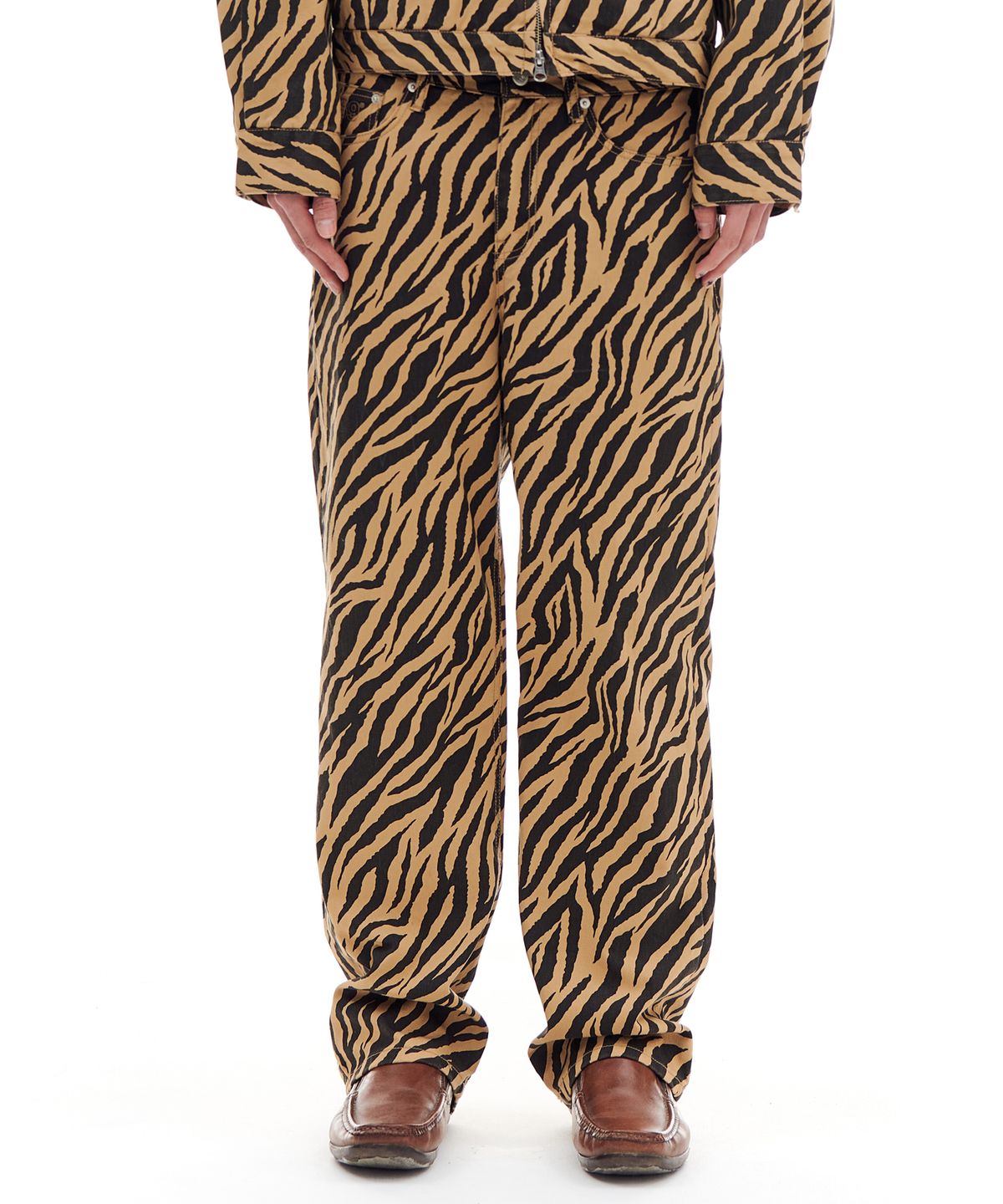 아카이브 볼드(ARCHIVE BOLD) ZEBRA TWILL PANTS (BROWN)