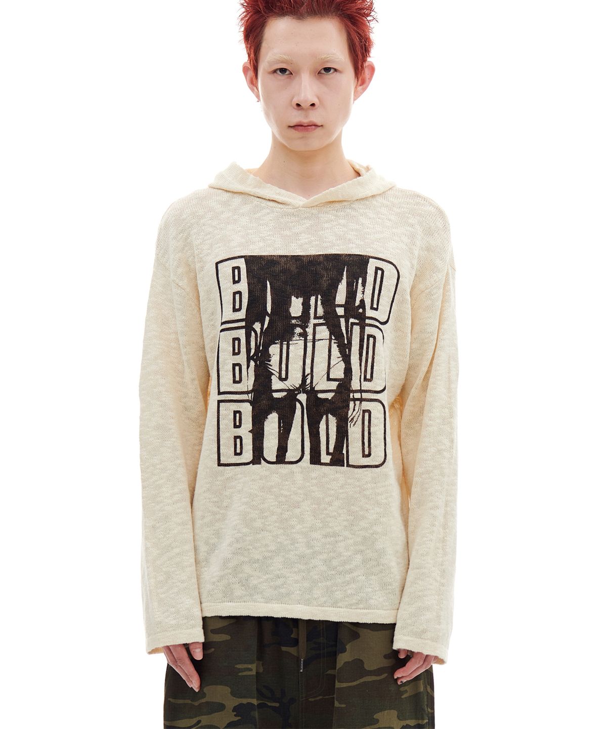 아카이브 볼드(ARCHIVE BOLD) BIKINI WM KNIT HOOD (CREAM)