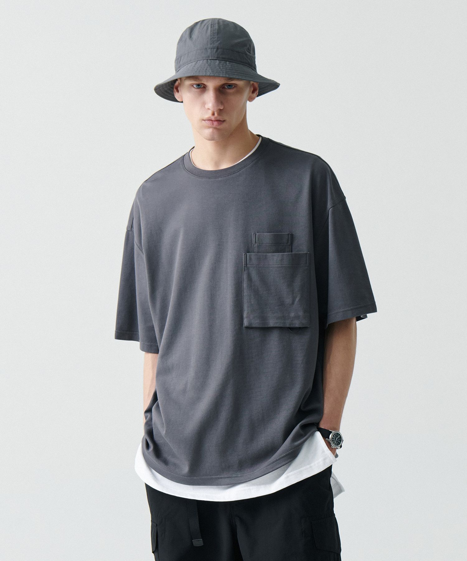 Tシャツ・カットソー *MUSINSA STANDARD* City Leisure Oversized Glass Pocket T-Shi MUSINSA | MUSINSA STANDARD City Leisure Oversized Glass