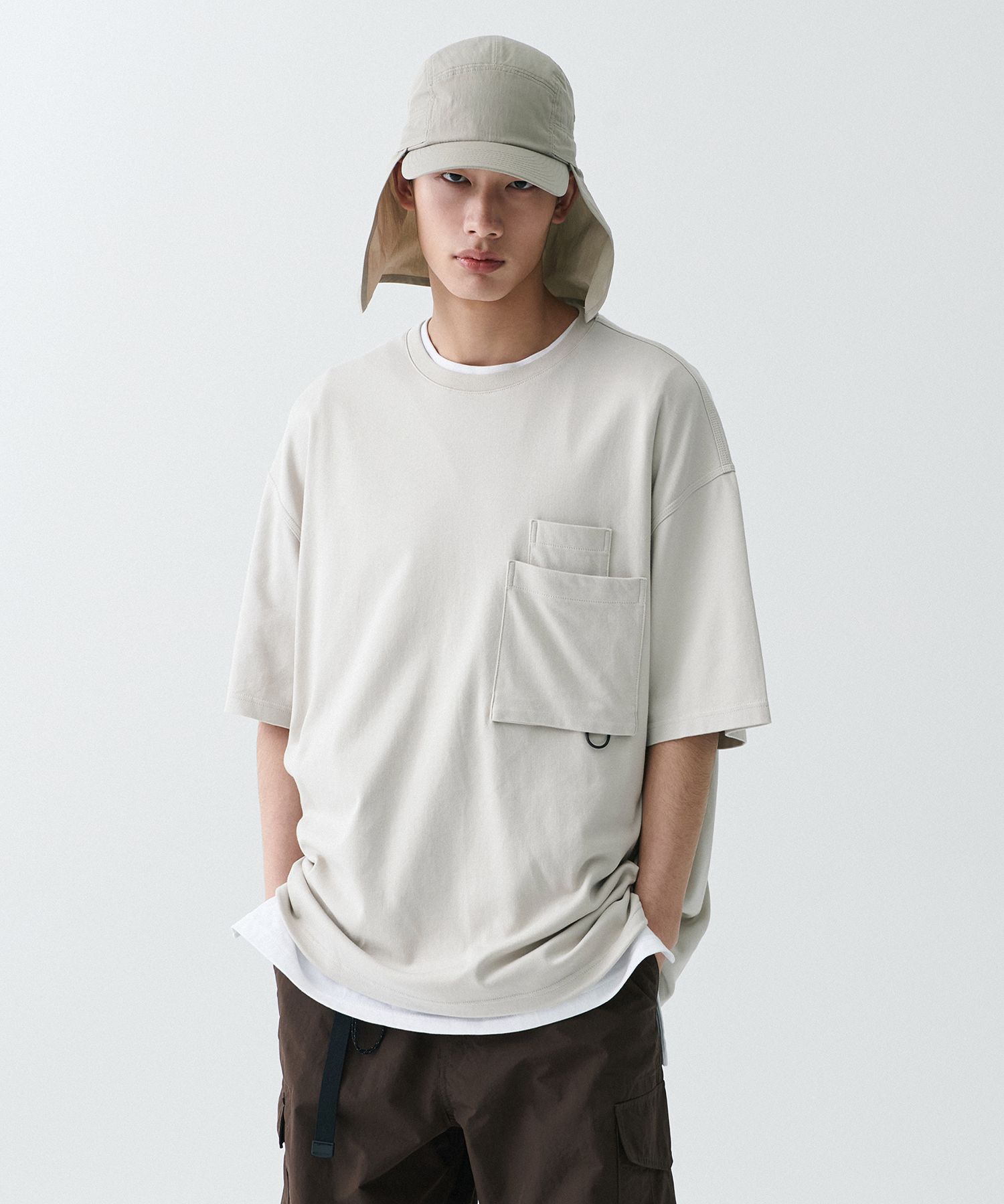 Tシャツ・カットソー *MUSINSA STANDARD* City Leisure Oversized Glass Pocket T-Shi MUSINSA | MUSINSA STANDARD City Leisure Oversized Glass