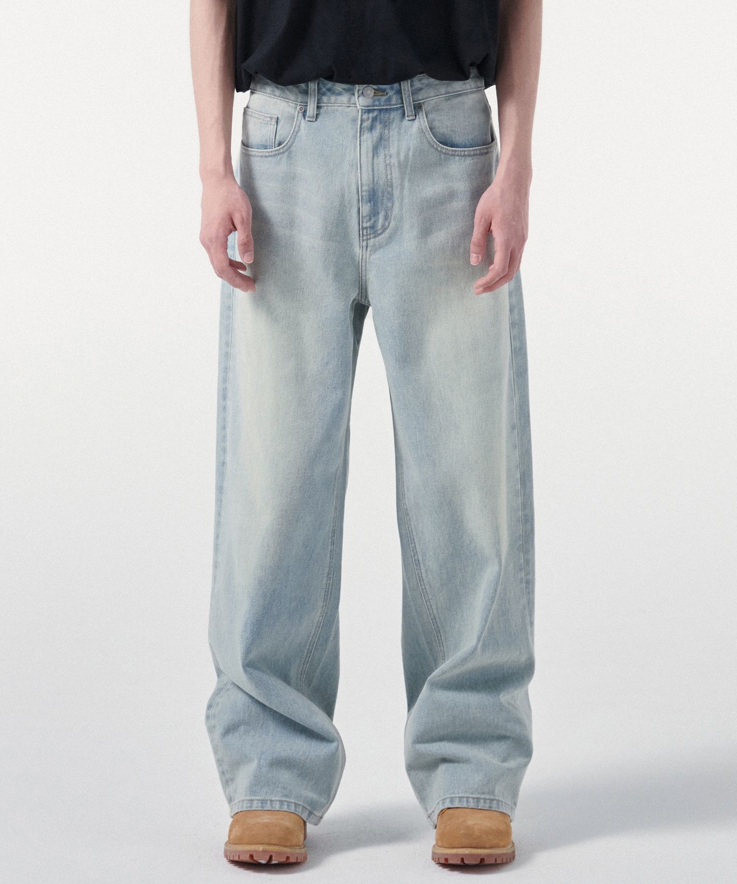 MUSINSA | MUSINSA STANDARD Big Brush Extra Wide Denim Pants