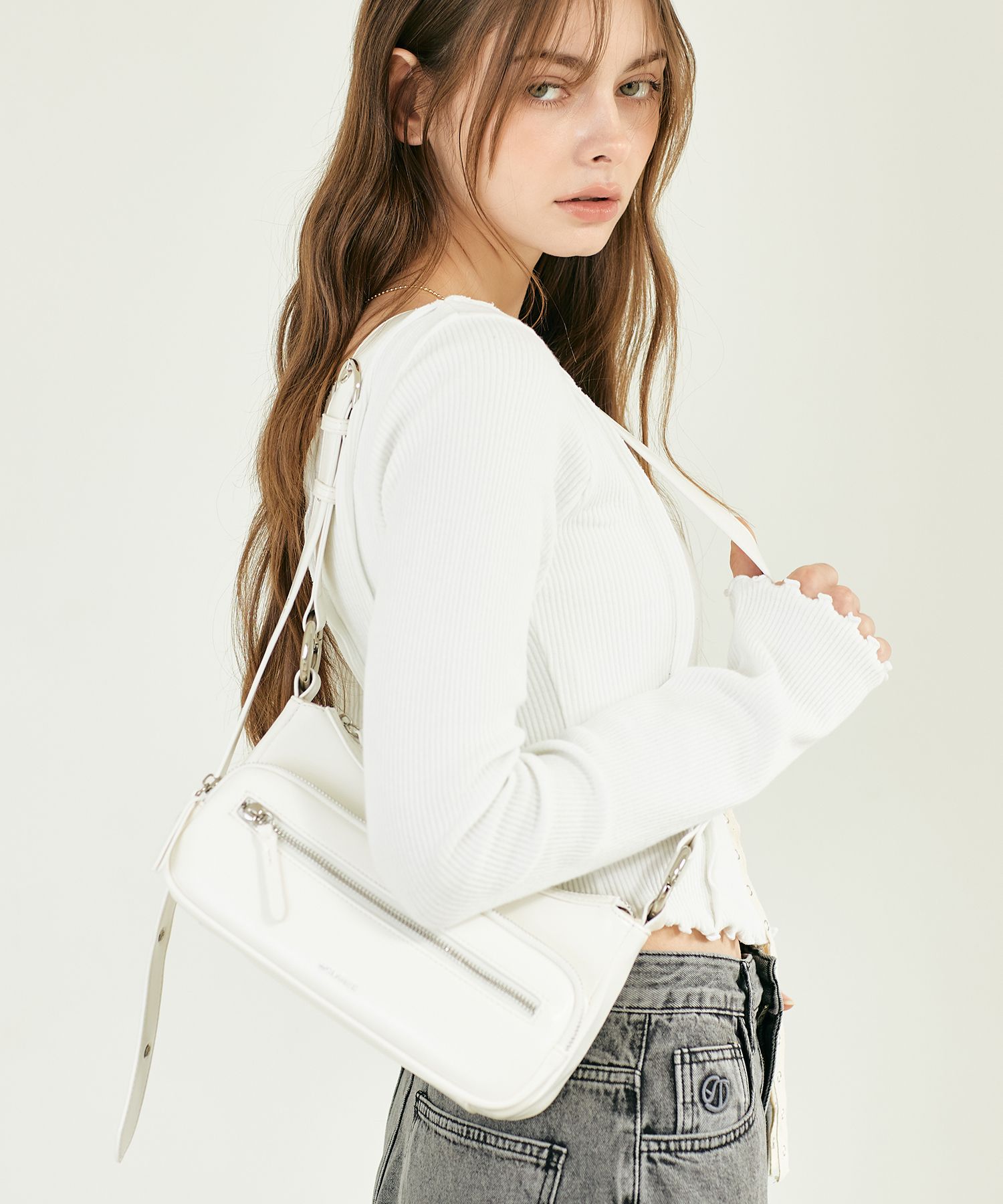 ★MCLANEE★ 985 yen shoulder and cross bag 985envo MUSINSA | MCLANEE Kina shoulder and cross bag - white