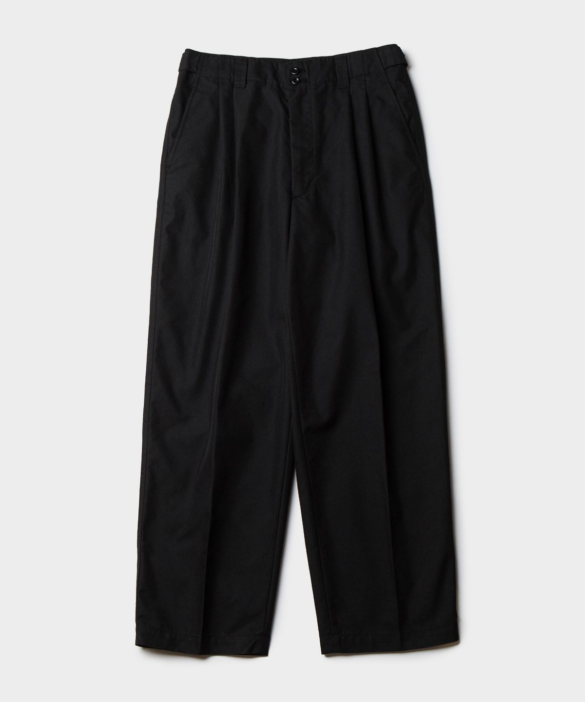 비헤비어(BEHEAVYER) OFFICER PANTS black