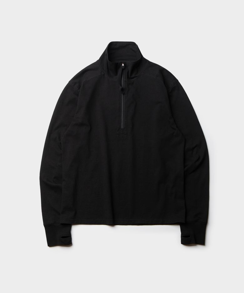[비헤비어 X 곤조TV] ECWCS LV.2 HALF ZIP UP black