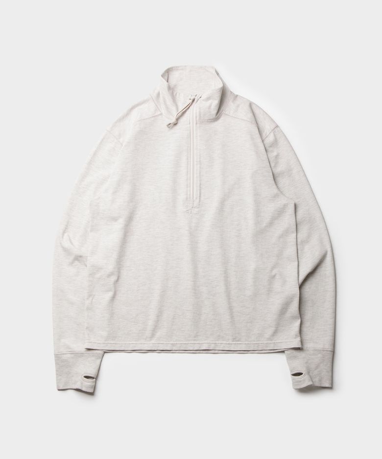[비헤비어 X 곤조TV] ECWCS LV.2 HALF ZIP UP melange ivory