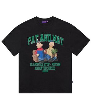 [PAT&MAT] 굿 타임 티셔츠 - 블랙