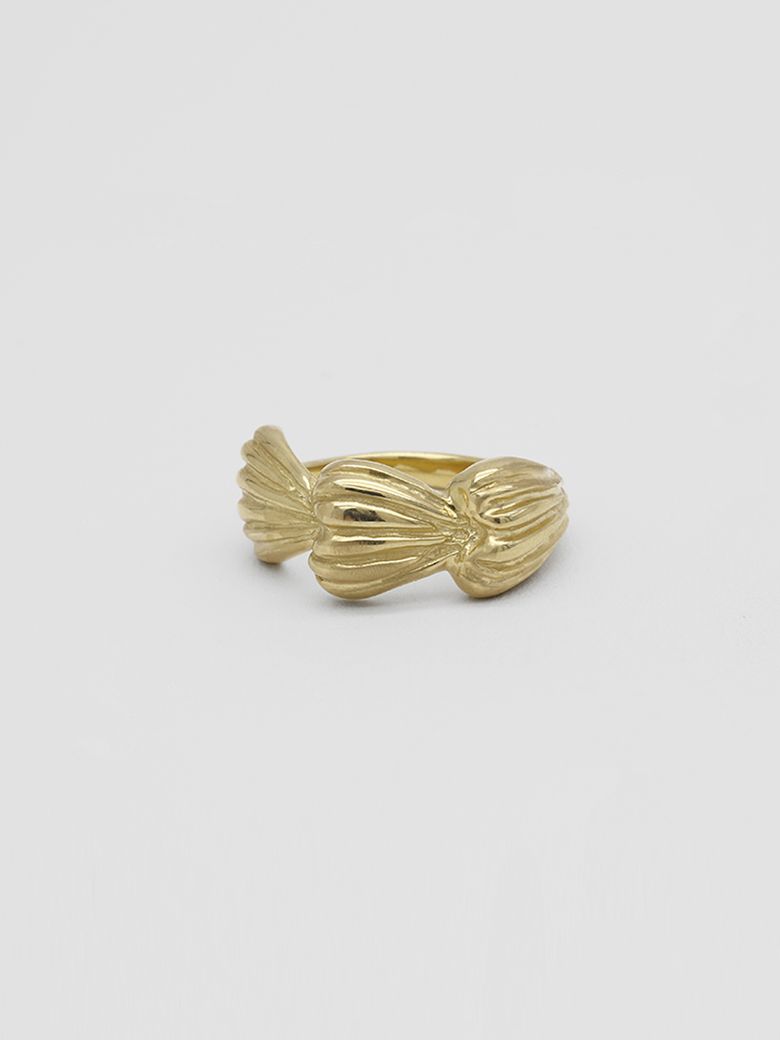 하트 리프 링_ R20[Gold]