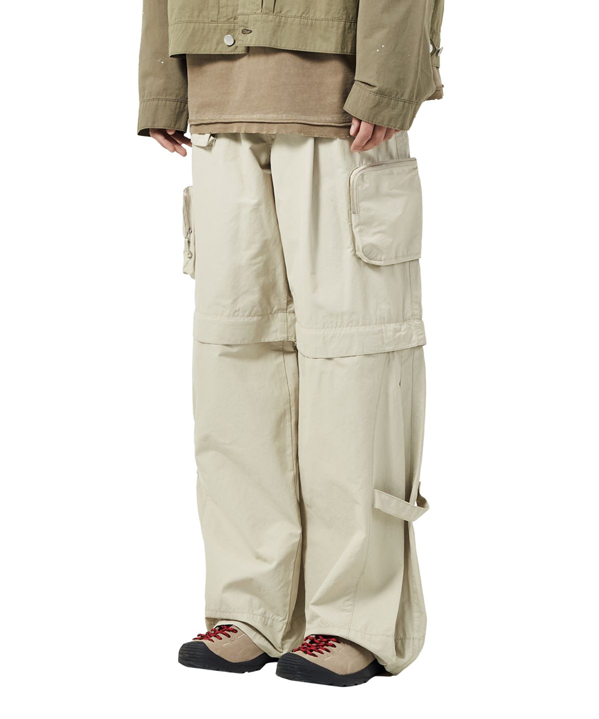 빅유니온(BIG UNION) TWOWAY POCKET PANTS (CN) / IVORY