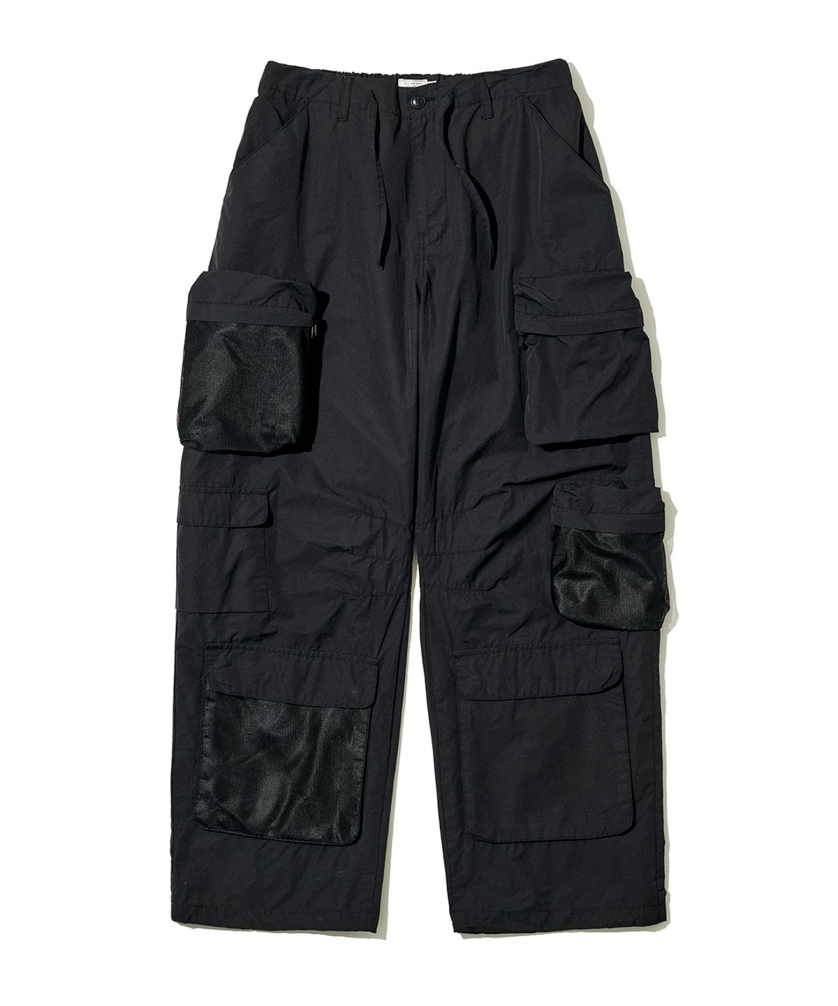 빅유니온(BIG UNION) MESH CARGO PANTS / BLACK