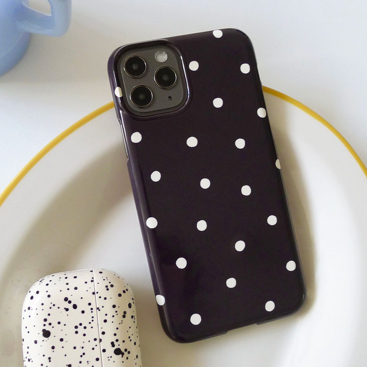 러브오낫(LOVE OR NOT) [무광]Ivory Balls-Black Phonecase  하드폰케이스
