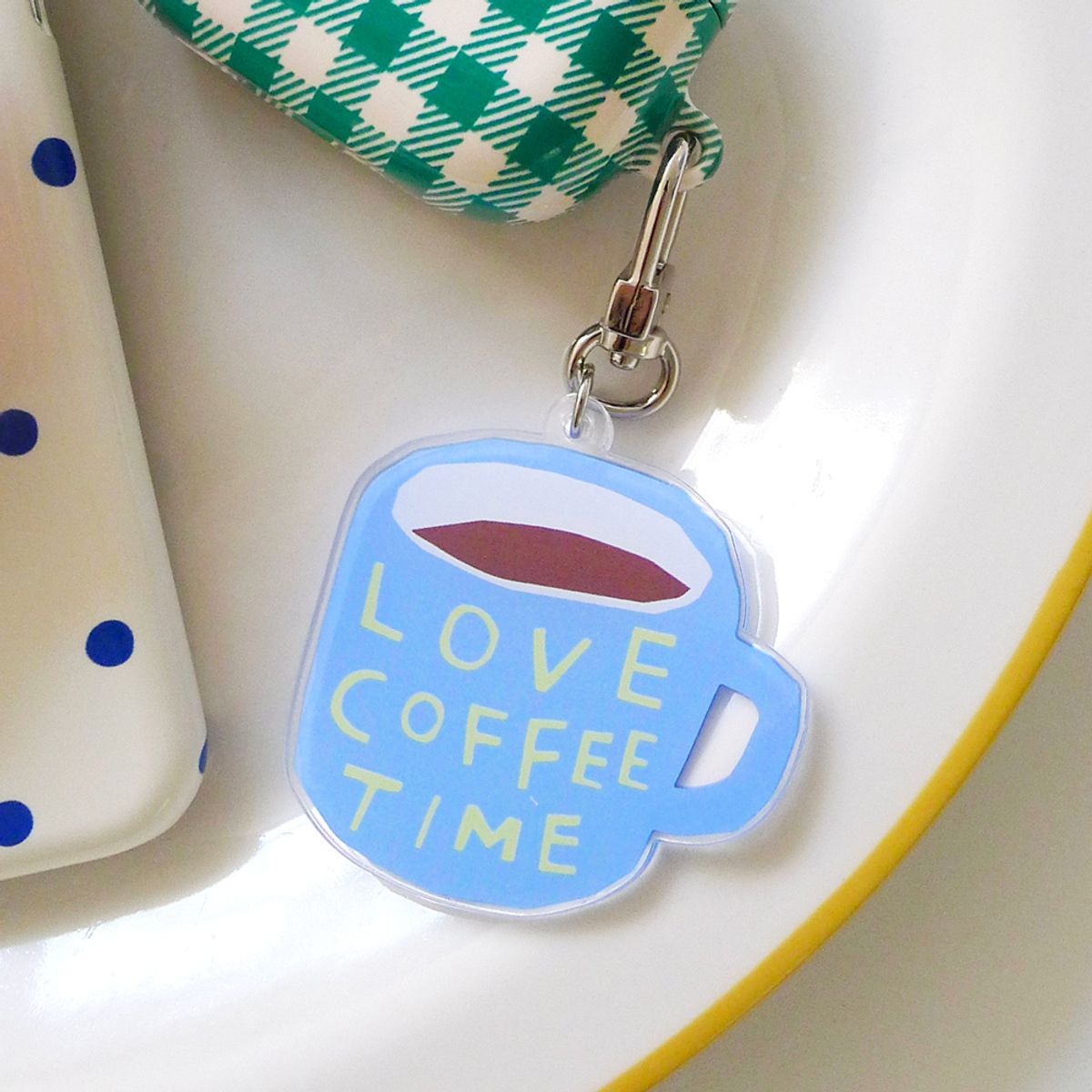러브오낫(LOVE OR NOT) Love Coffee Time Keyring 키링