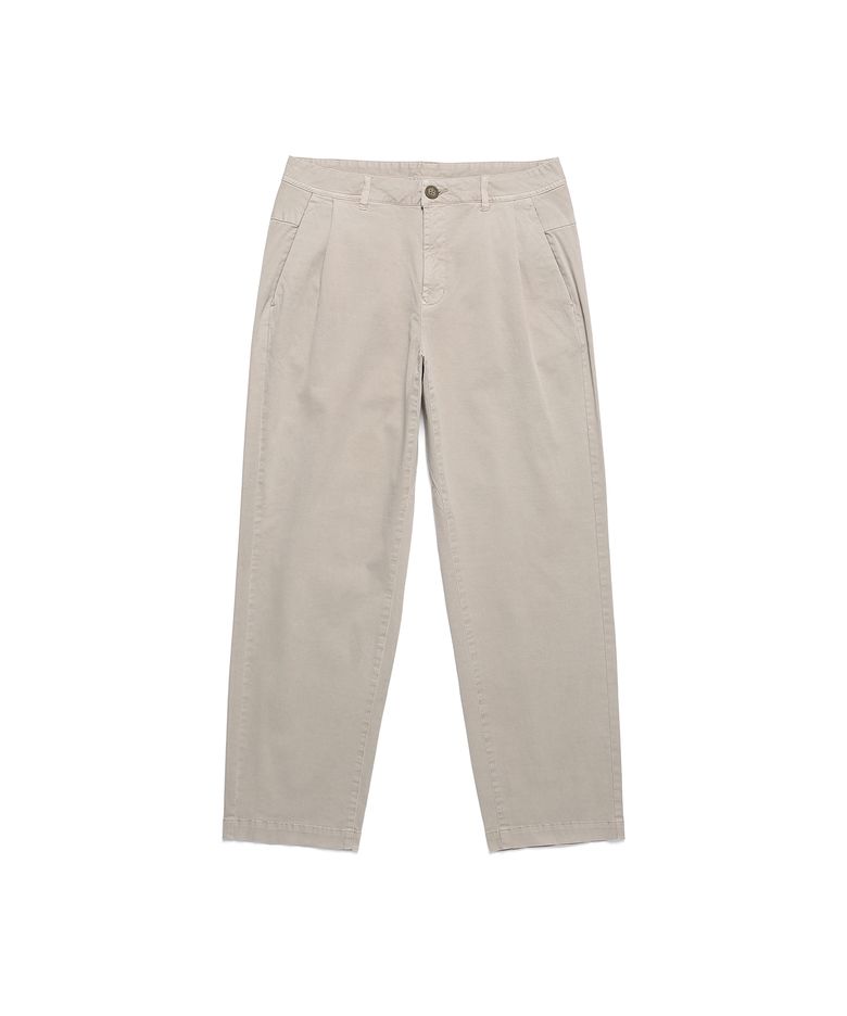 가먼트다잉 면 트윌 팬츠 Beige