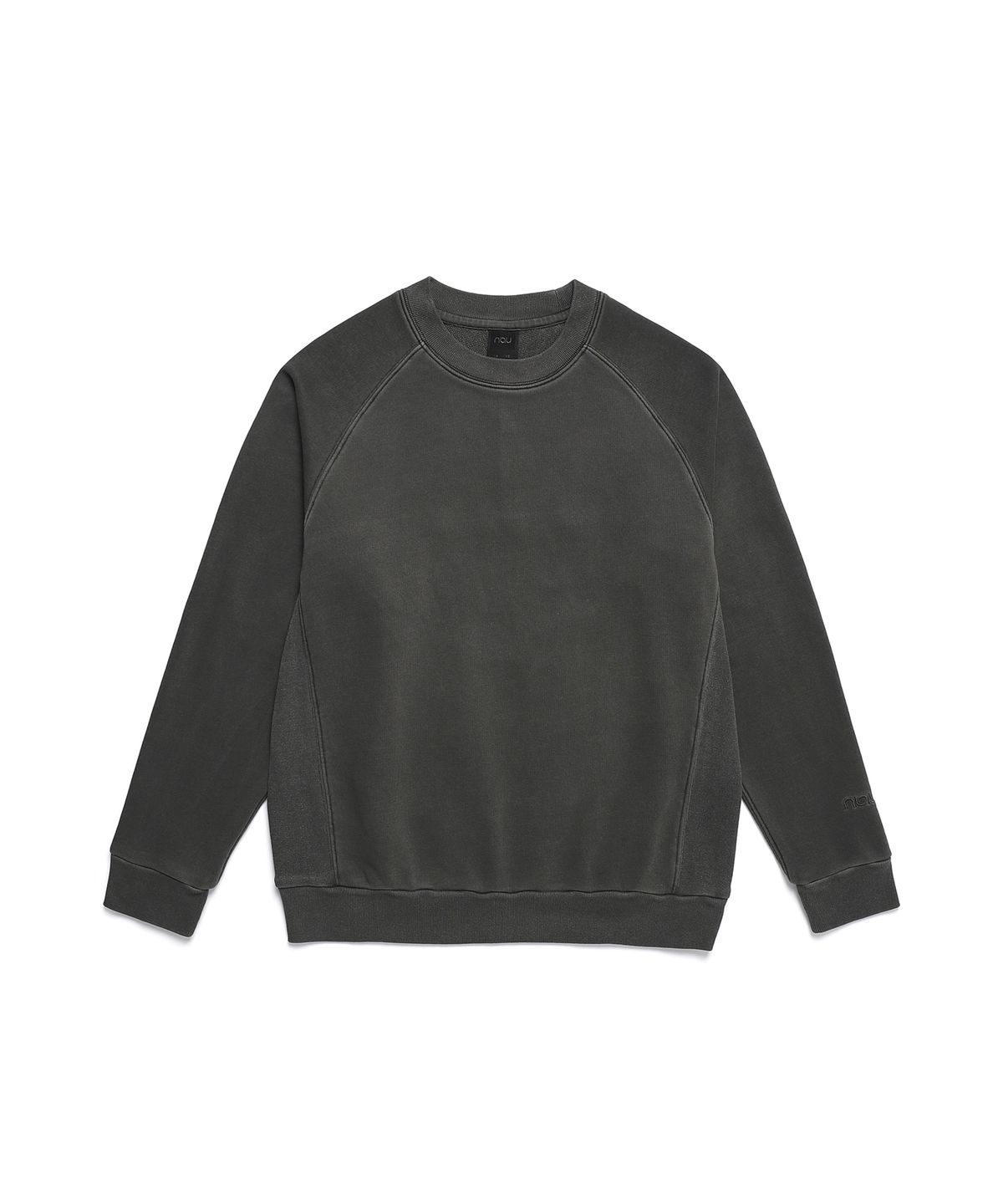 나우(nau) 가먼트다잉 스웻 셔츠 Dark Gray