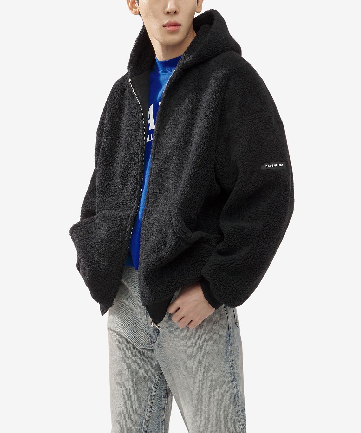 MUSINSA公式 | BALENCIAGA Outerwear Oversized Zip-up Hoodie