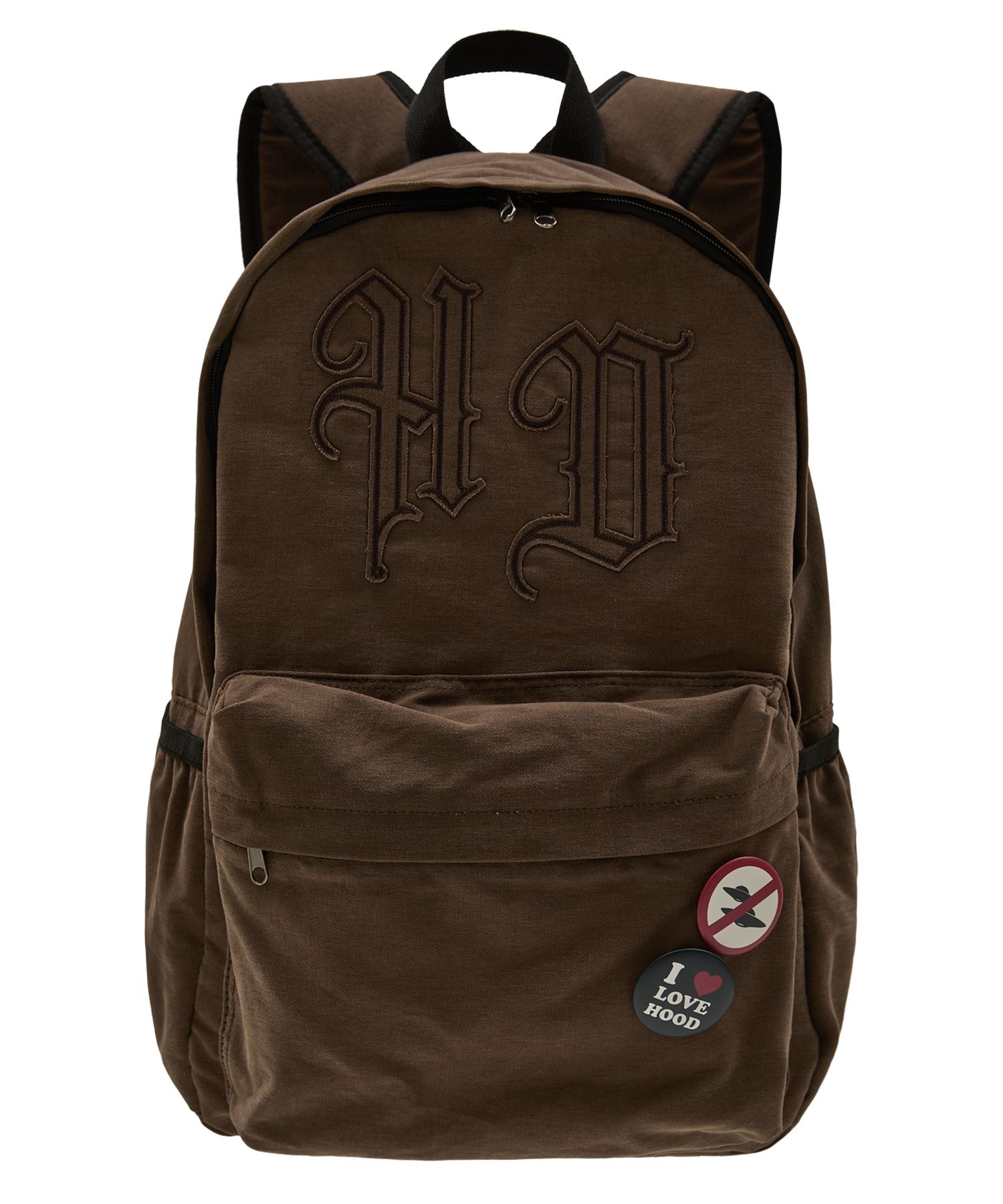 MUSINSA | SSRL dual pocket messenger bag / black
