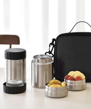 스텐 보온도시락 세트 4P (420+440+225+225ml)