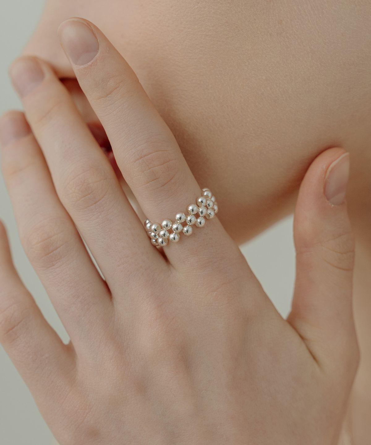 티오유(TOU) [Silver925] WE004 Silver bubble ring