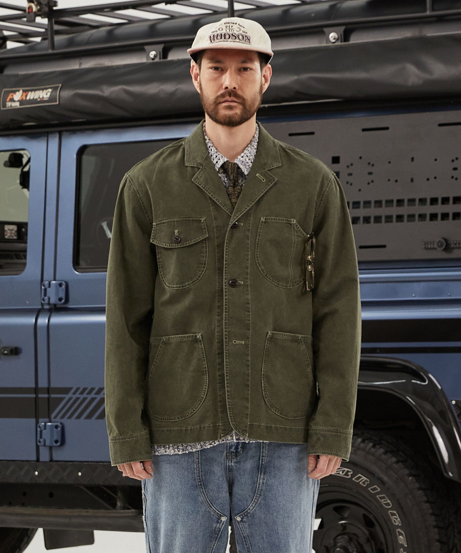 MUSINSA PENFIELD SIGNATURE COTTON CHORE JACKET OLIVE_FQ1WJ58U