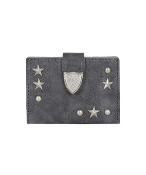 웨스턴 아코디언 카드 지갑 차콜