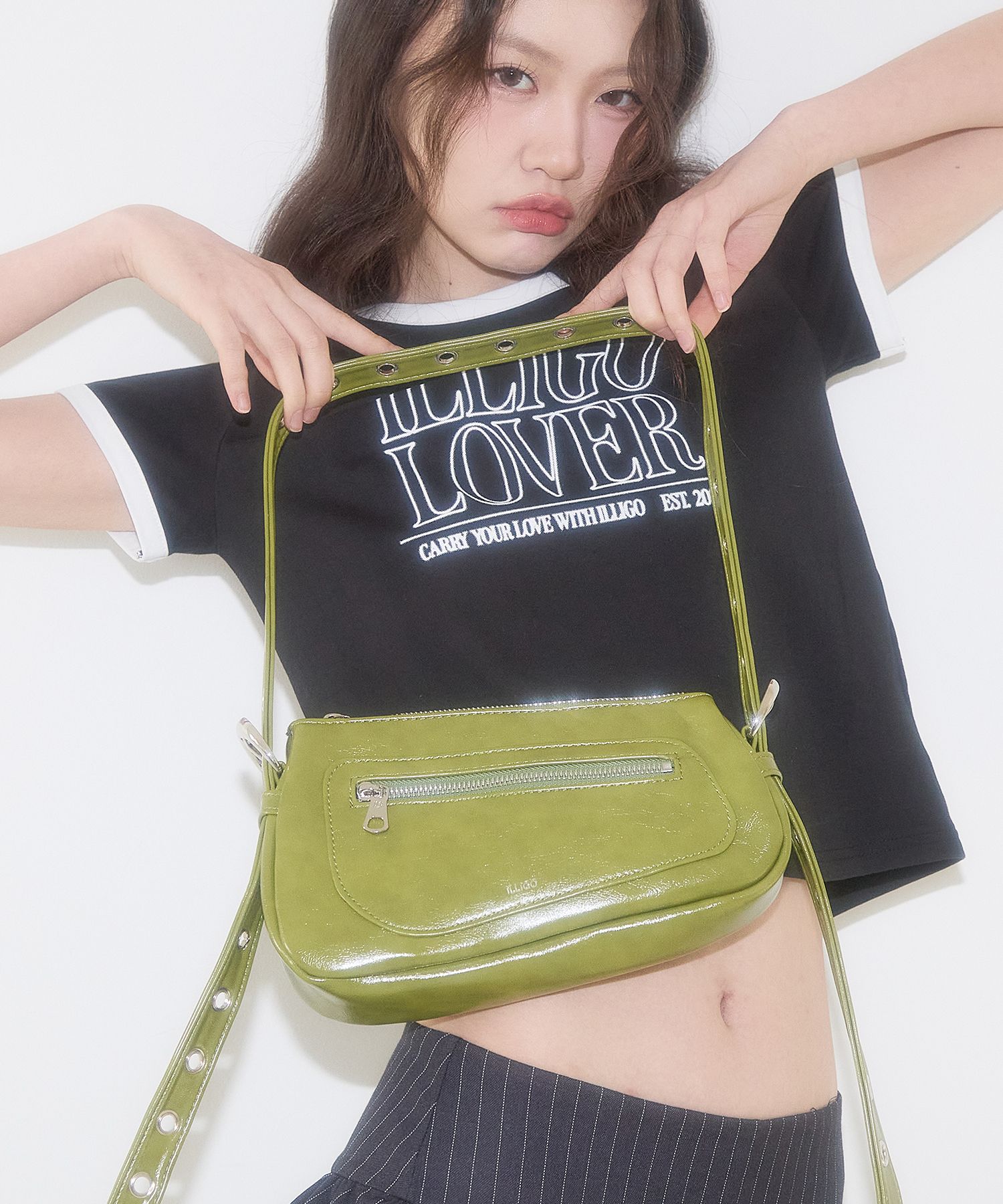 ★ILLIGO★ Atypical Pocket Bag Olive 5009335015 MUSINSA | ILLIGO Atypical Pocket Bag Olive