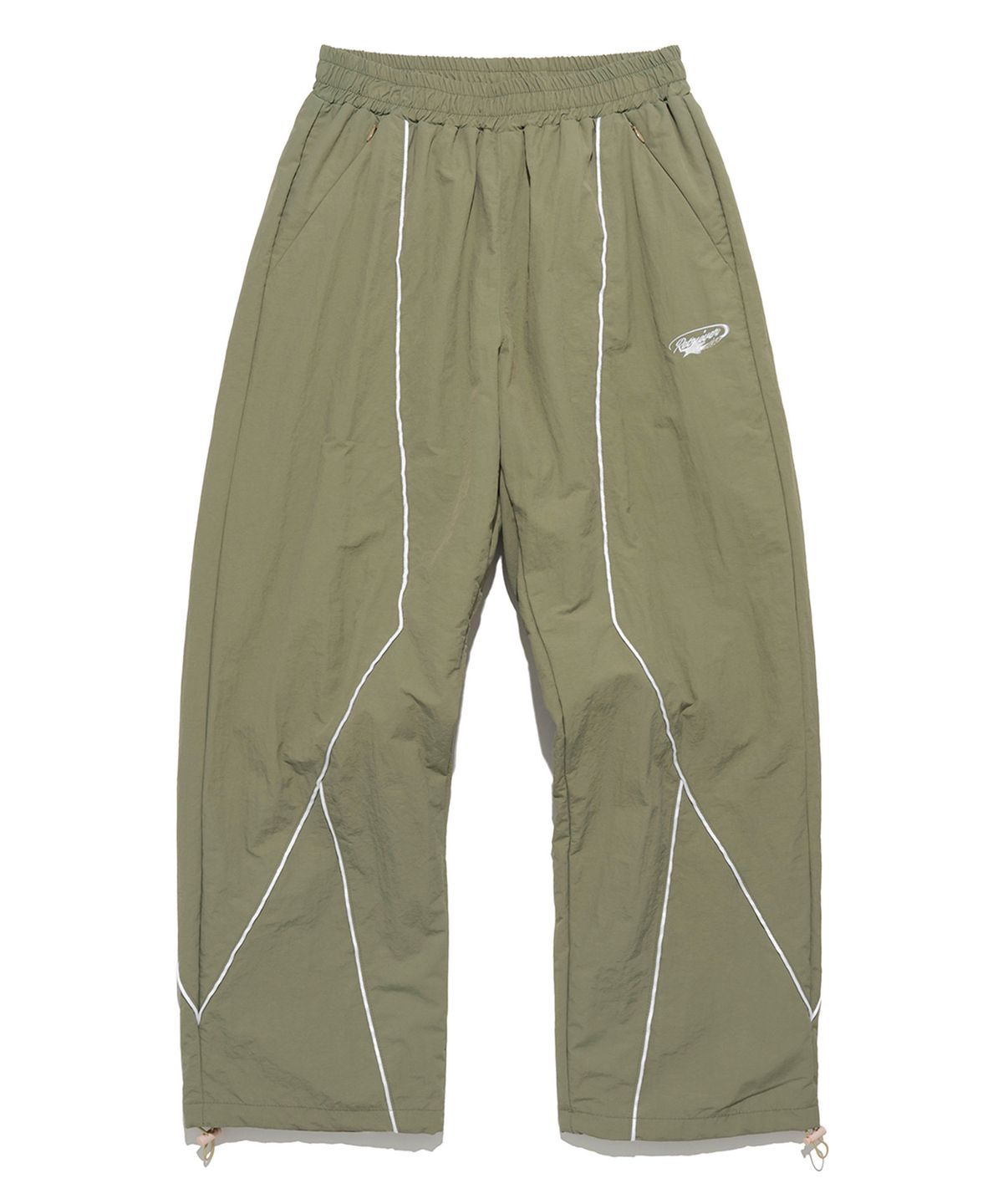 리트리버클럽(RETRIEVER CLUB) WHITE LINE NYLON PANTS [LIGHT GREEN]