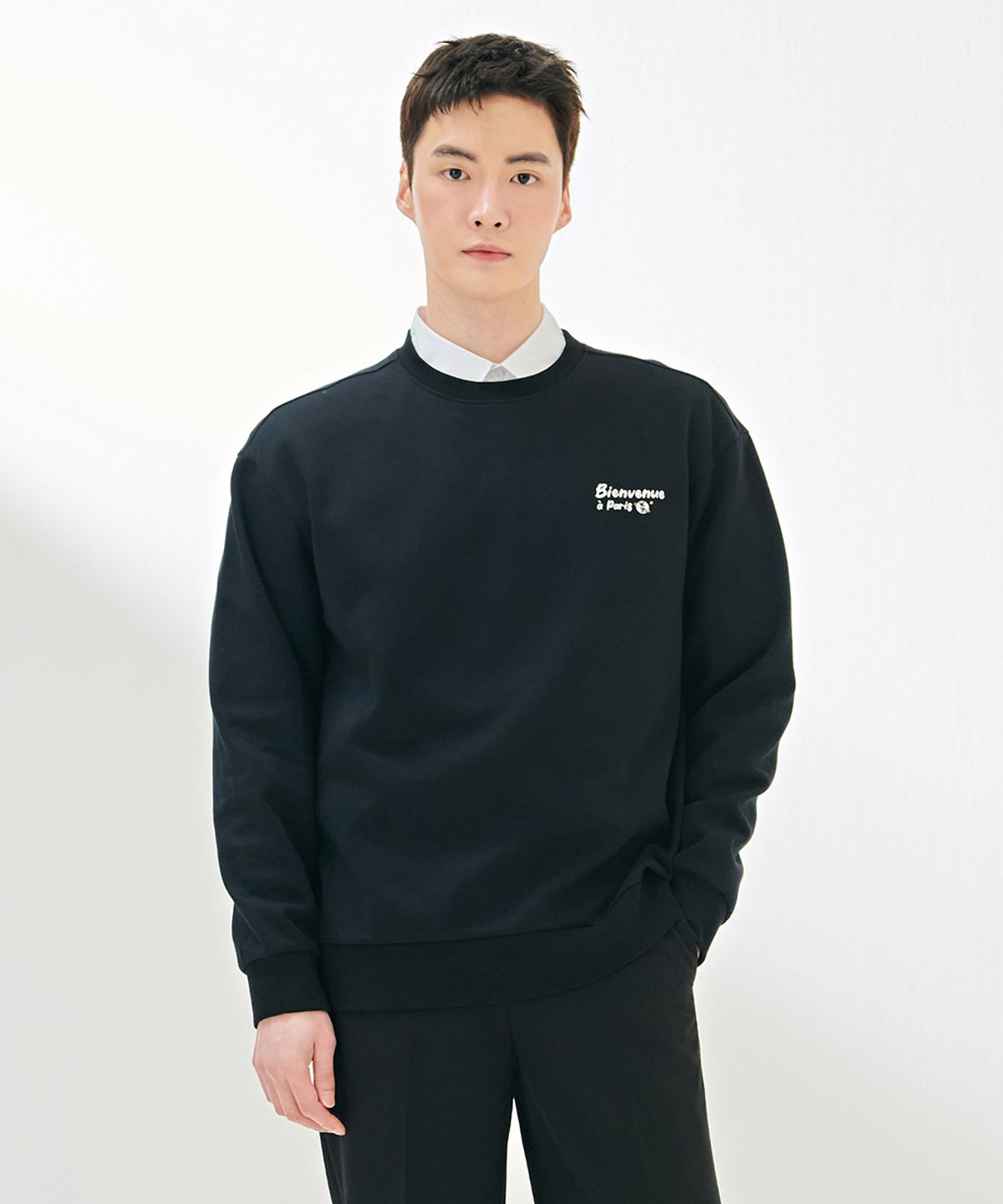 체이스컬트(CHASECULT) 공용 뒷판 아트웍 맨투맨 티셔츠-DARU5114B03