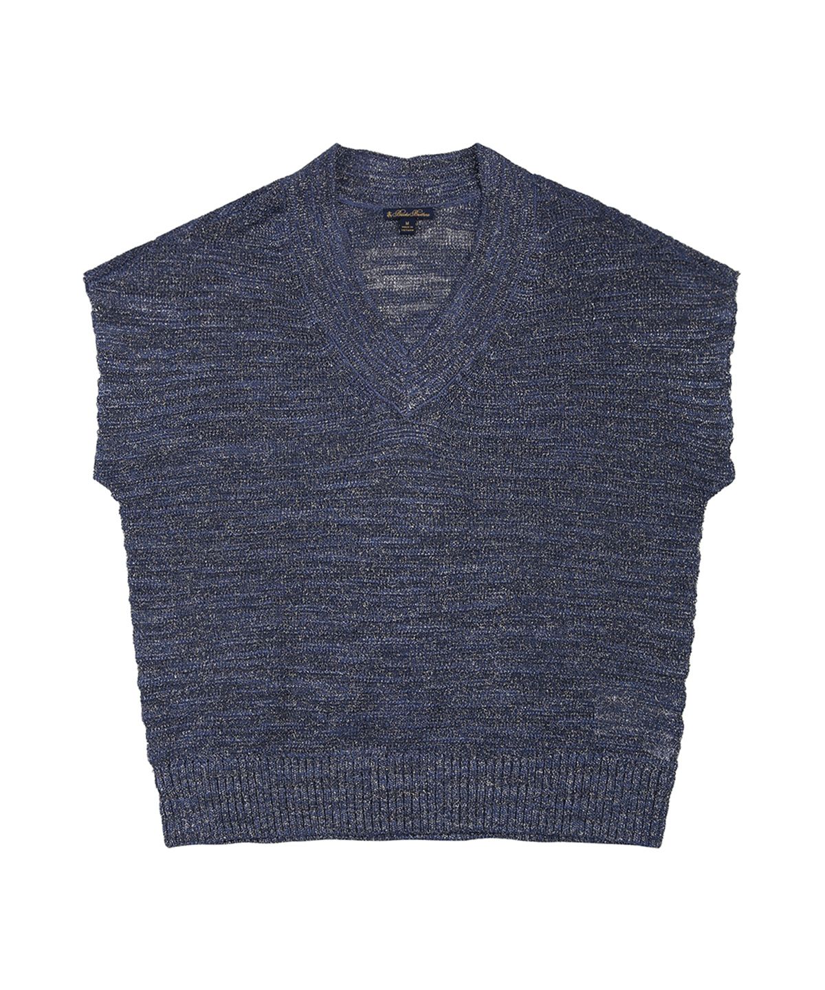 브룩스 브라더스(BROOKS BROTHERS) 린넨 루렉스 릴렉스 핏 스웨터 (블루) (BBWNWM7245MES)