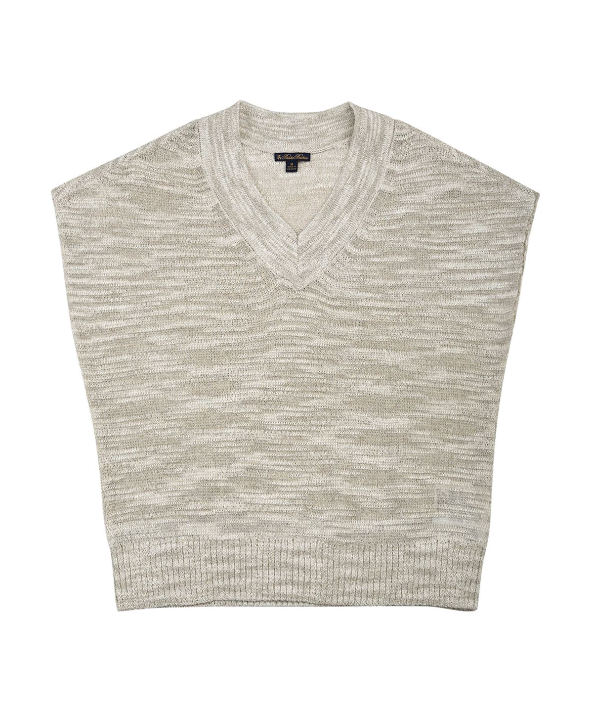브룩스 브라더스(BROOKS BROTHERS) 린넨 루렉스 릴렉스 핏 스웨터 (아이보리) (BBWNWM7244BES)