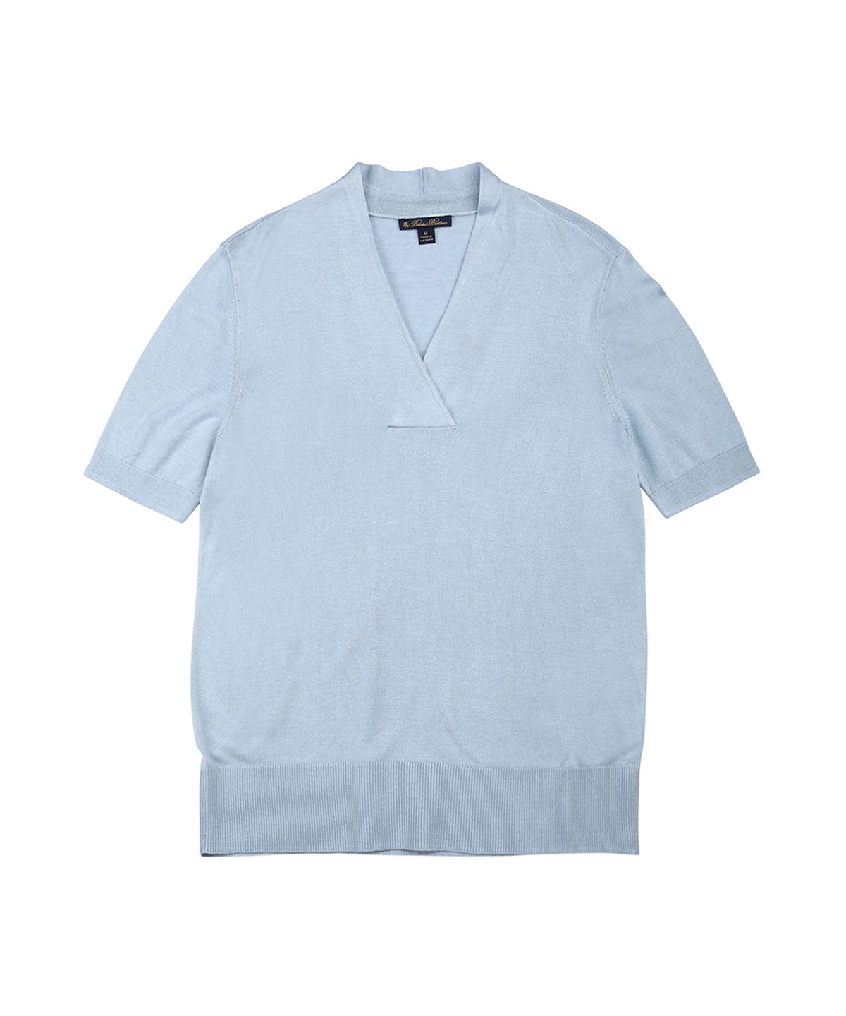 브룩스 브라더스(BROOKS BROTHERS) 실크 블렌드 스웨터 (라이트블루) (BBWNWM7119LES)