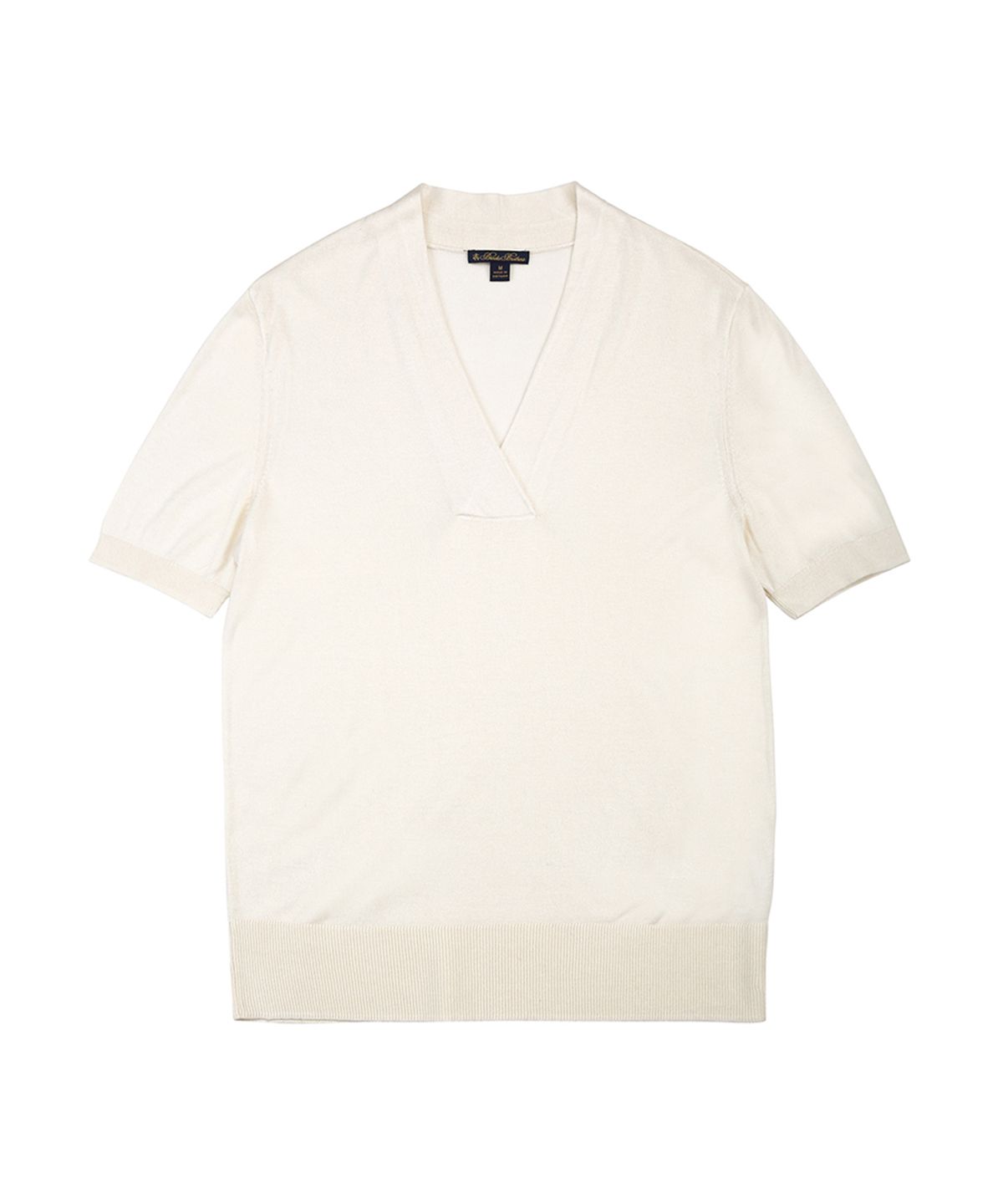 브룩스 브라더스(BROOKS BROTHERS) 실크 블렌드 스웨터 (화이트) (BBWNWM7118AES)