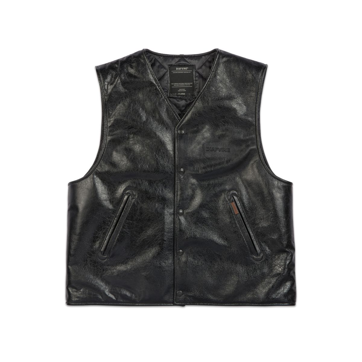 디아프바인(DIAFVINE) DV.LOT 698 V-Neck Sheepskin Vest