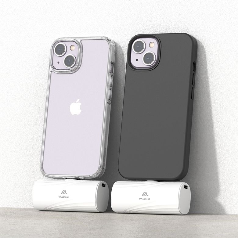 아이폰 8핀 C타입 일체형 미니 도킹형 보조배터리 4000mAh D1