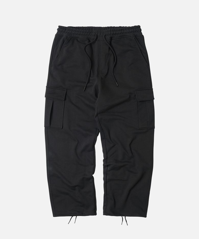 CARPENTER CARGO SWEAT PANTS _ BLACK