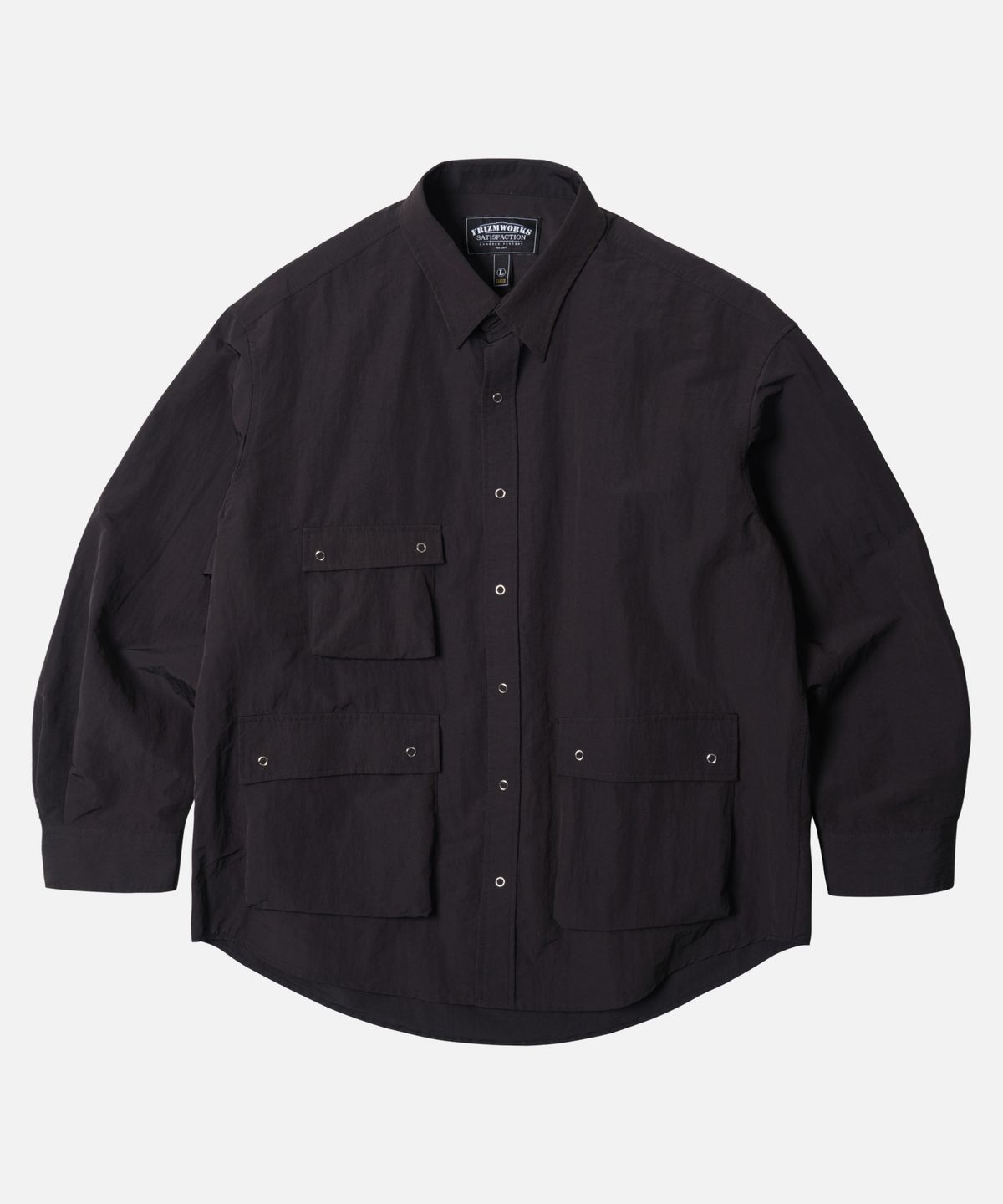 프리즘웍스(FRIZMWORKS) 3PK NYLON RIPSTOP SHIRT JACKET _ CHARCOAL