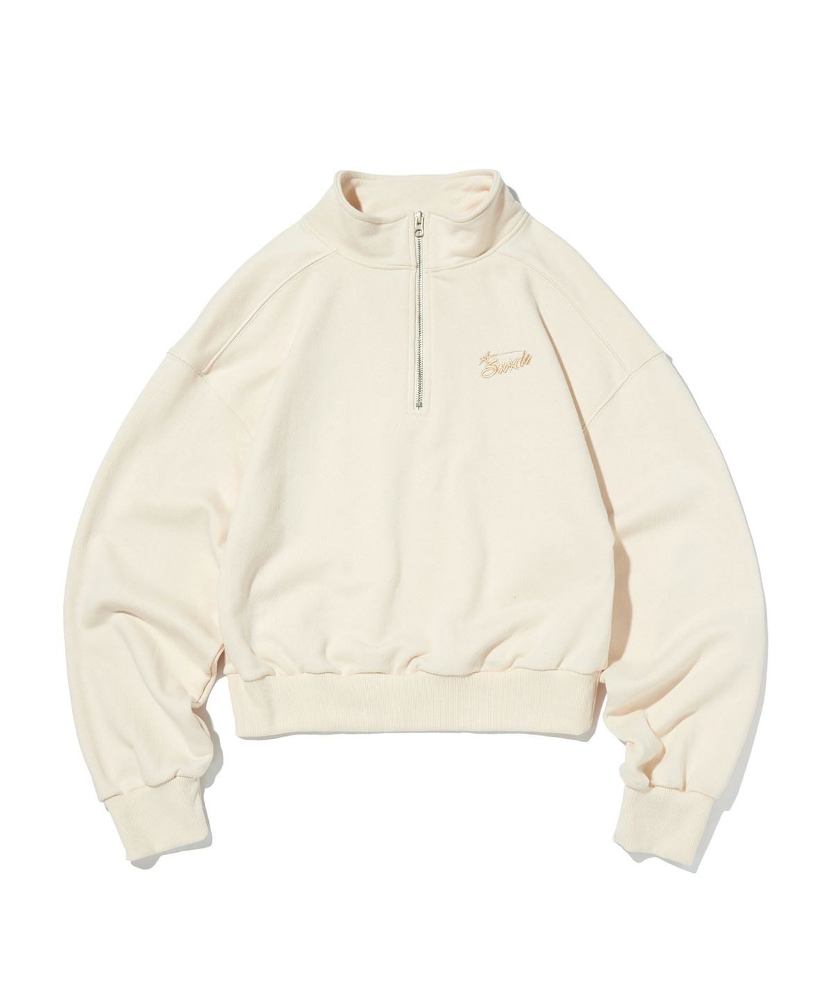 스웨이드(SUADE) HALF ZIP UP [IVORY]