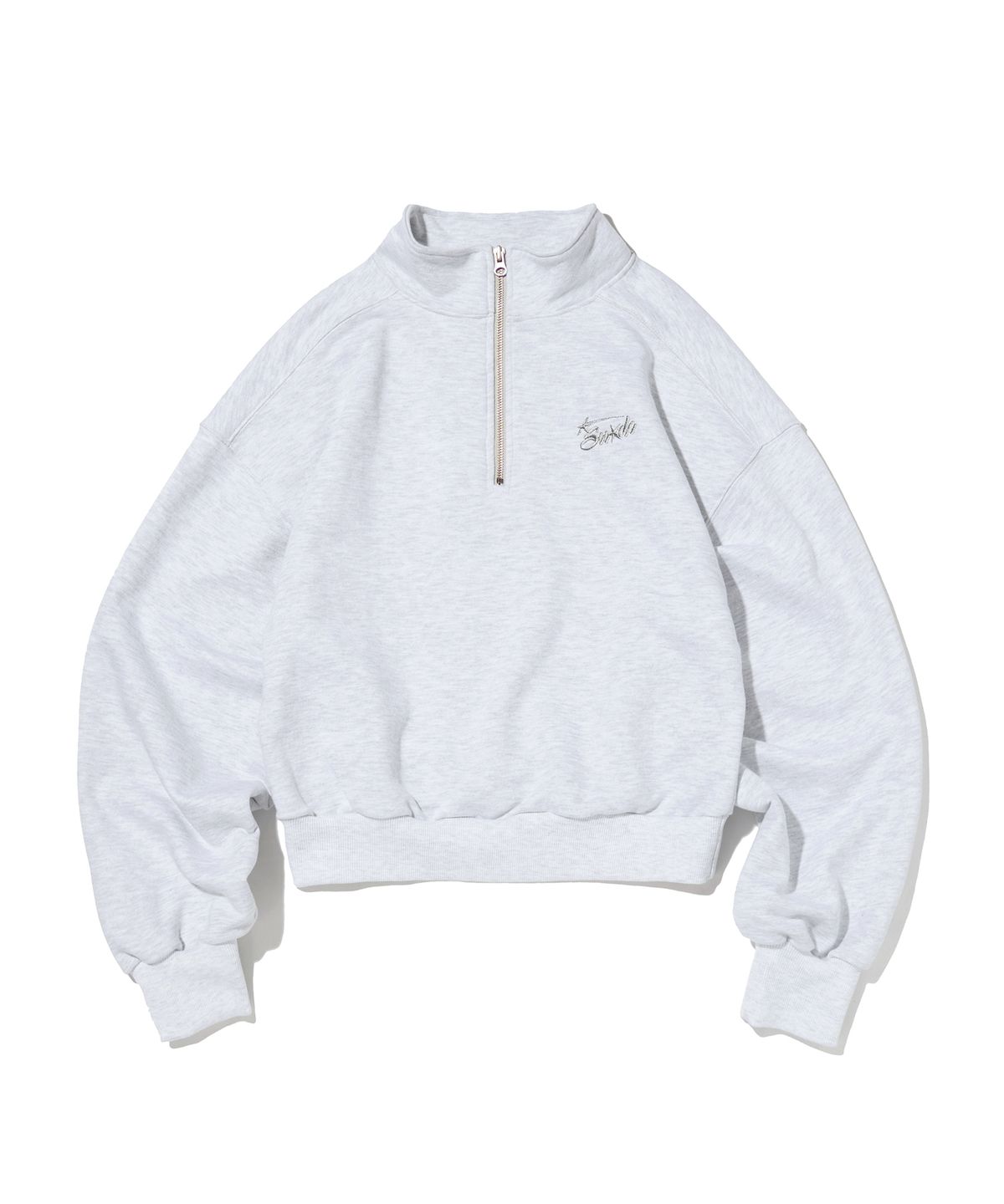 스웨이드(SUADE) HALF ZIP UP [MELANGE GRAY]
