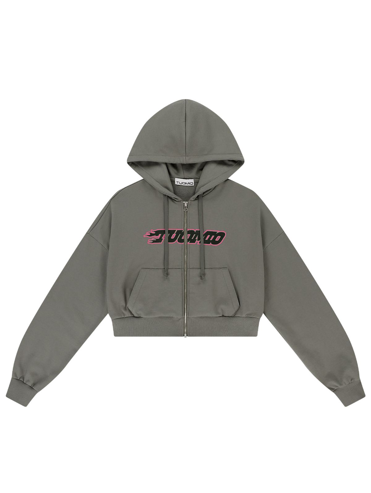 뚜오미오(TUOMIO) GRAPHIC HOOD ZIP-UP [KHAKI]