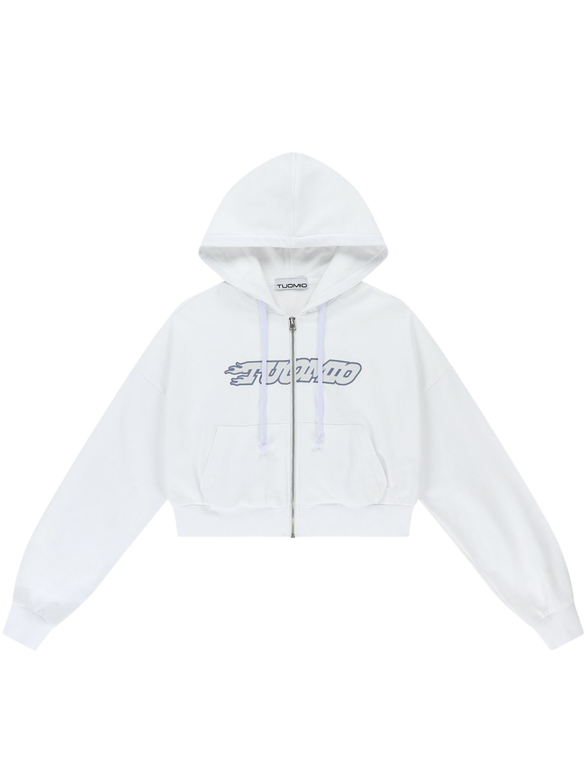 뚜오미오(TUOMIO) GRAPHIC HOOD ZIP-UP [WHITE]