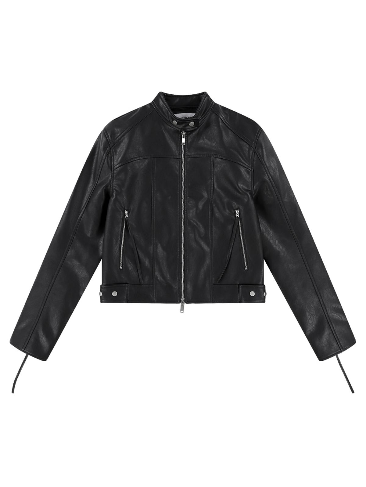 뚜오미오(TUOMIO) MULTI-PANELED MOTOR JACKET [BLACK]