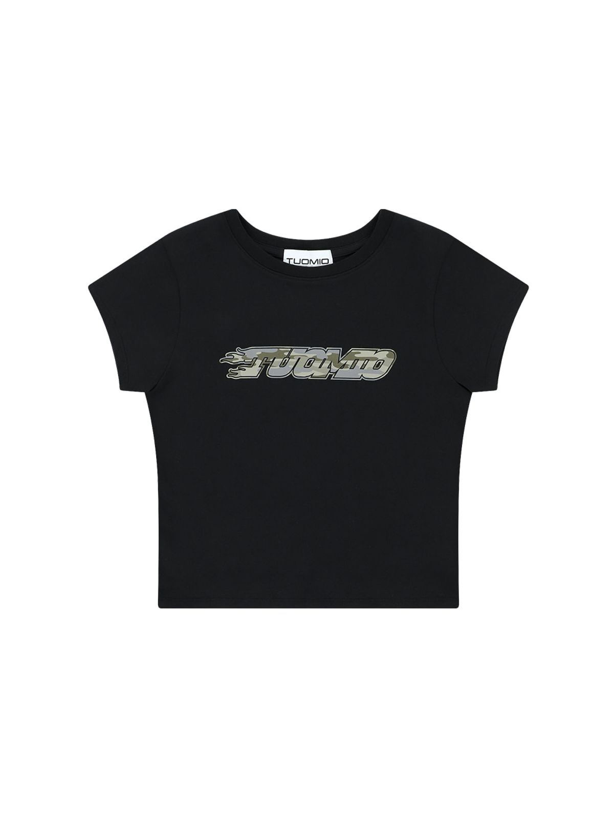 뚜오미오(TUOMIO) LOGO BABY T-SHIRTS [BLACK]