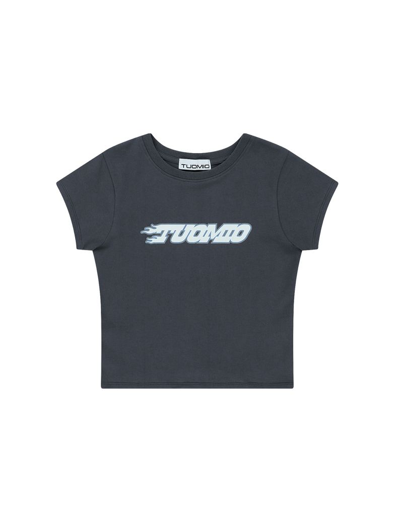 LOGO BABY T-SHIRTS [CHARCOAL]