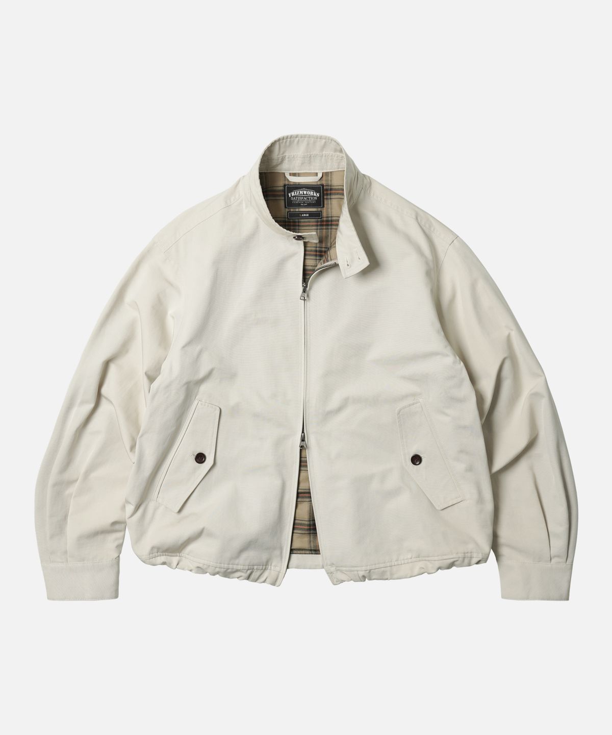 프리즘웍스(FRIZMWORKS) BUDDY HARRINGTON JACKET _ CREAM
