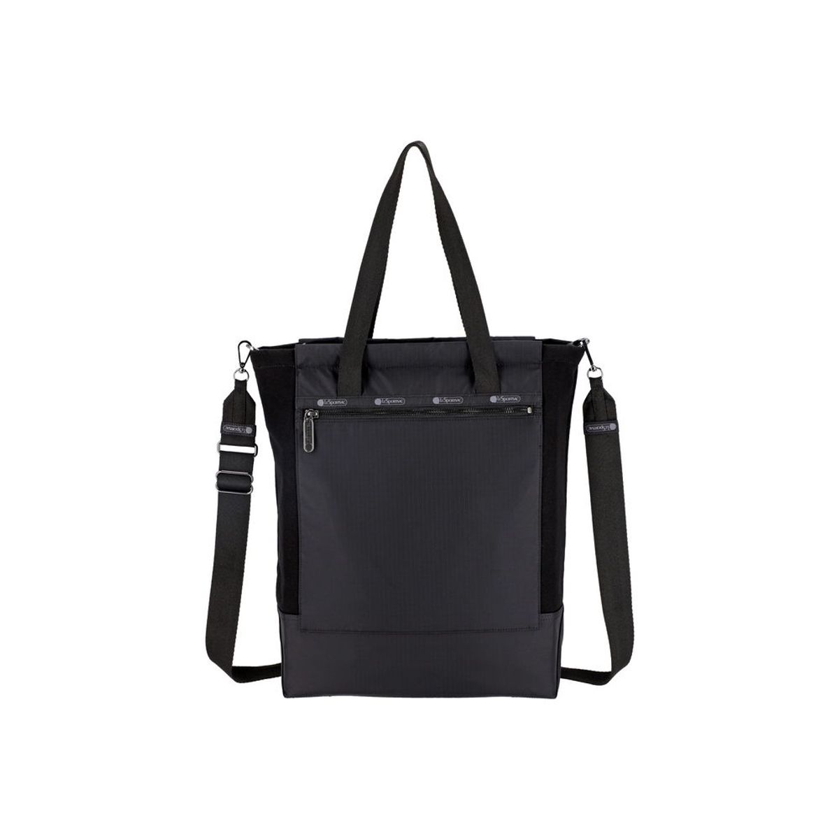 레스포색(LESPORTSAC) 미드나잇 블랙 캔버스 컨버터블 N/S 토트백 [1388.C519]