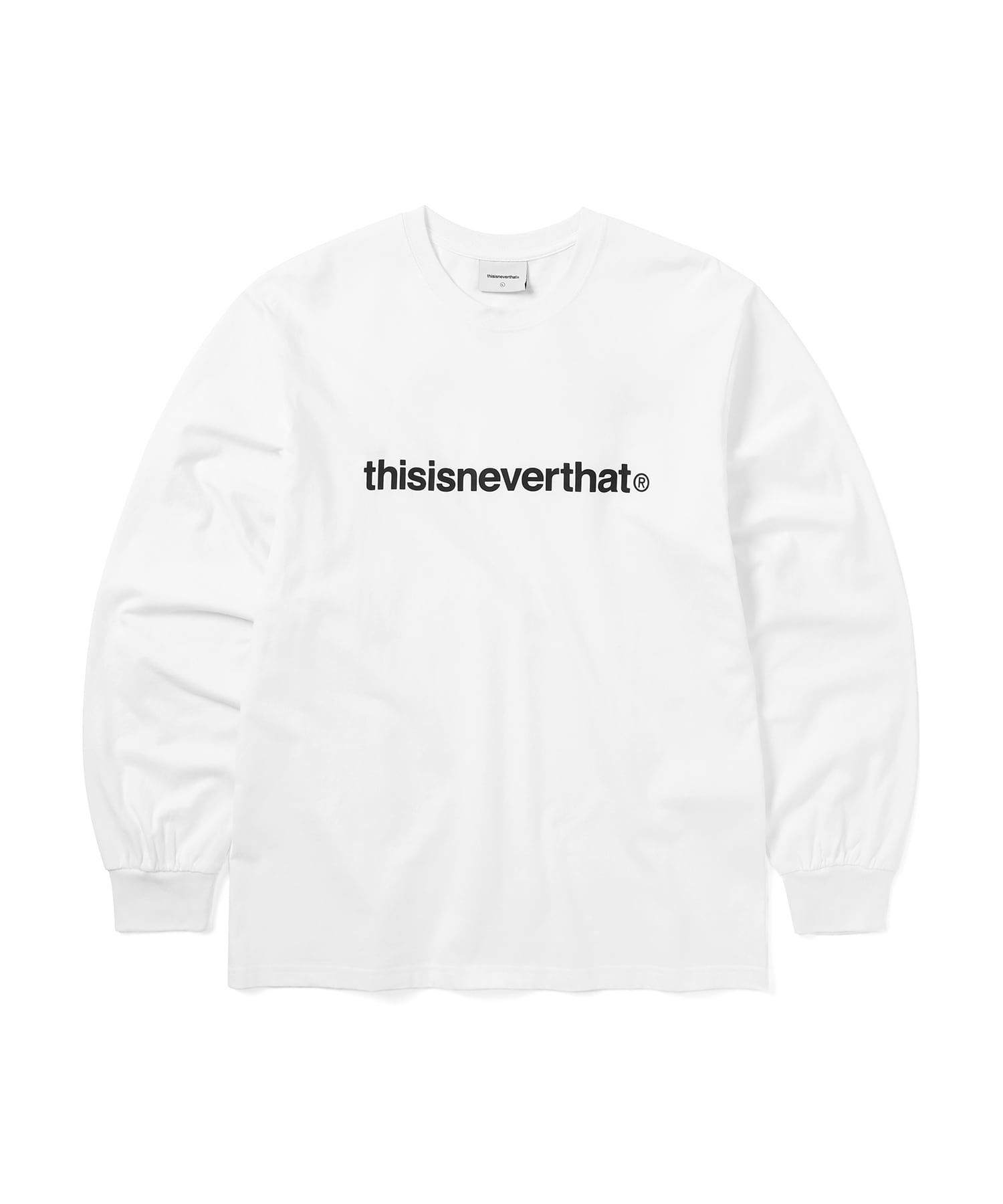 MUSINSA | thisisneverthat® (SS24) T-Logo L/S Tee - Black