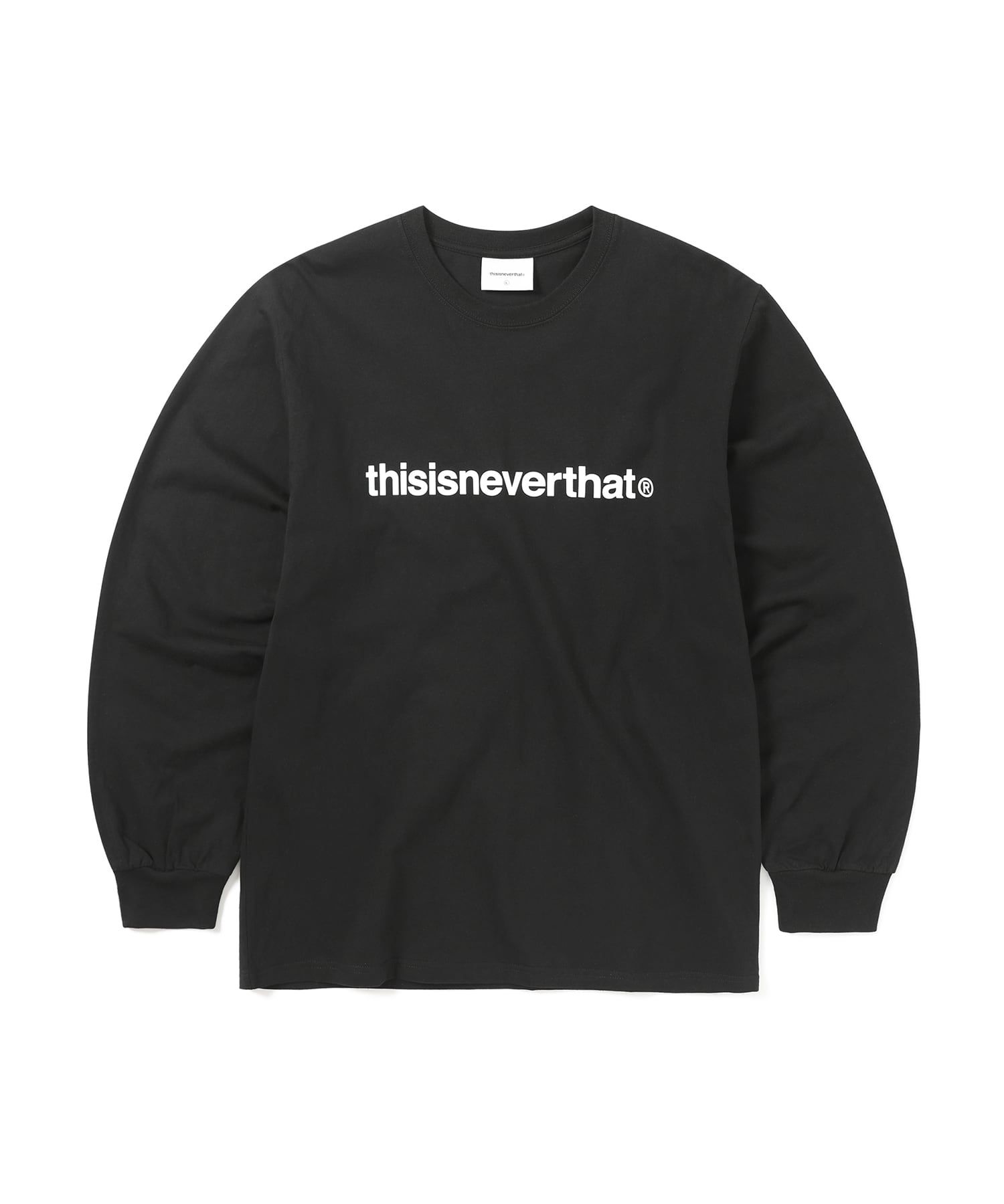 MUSINSA公式 | thisisneverthat (SS24) T-Logo L/S Tee Black