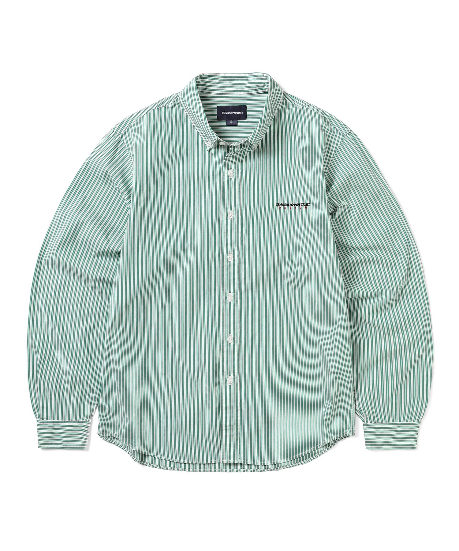 さらに100円引き◆thisisneverthat◆DSN Striped Shirt DSN Striped Shirt - thisisneverthat®