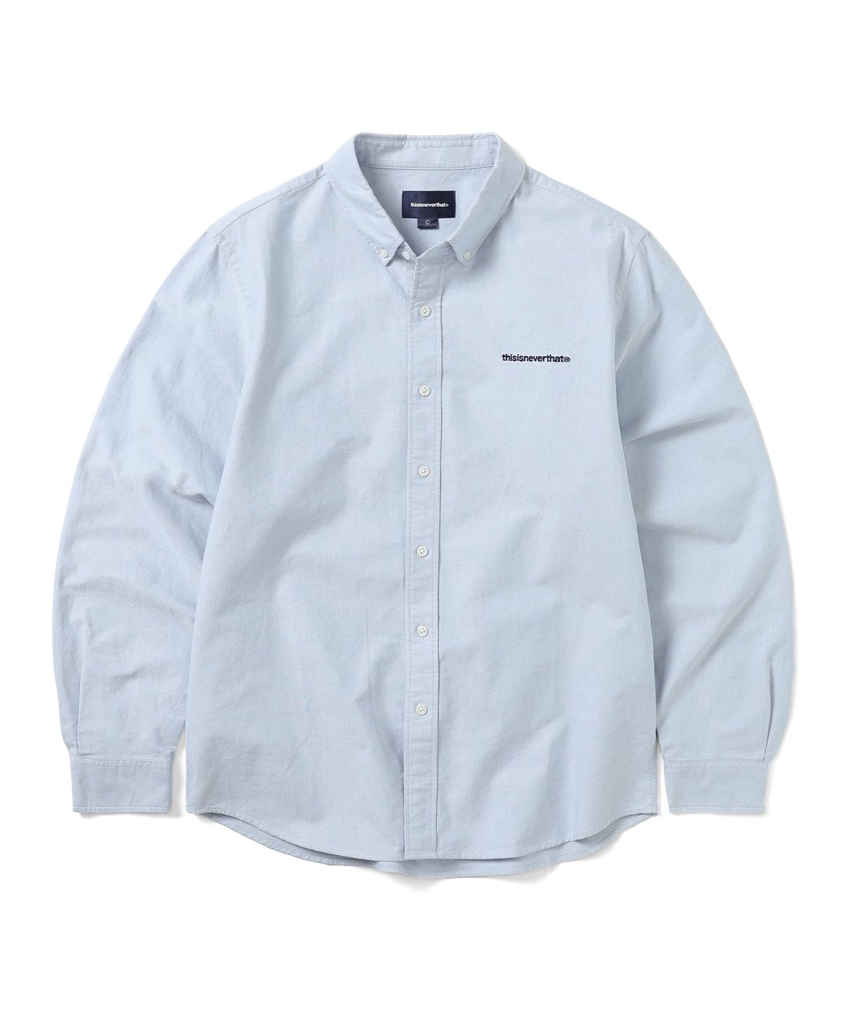 디스이즈네버댓(THISISNEVERTHAT) T-Logo Oxford Shirt Blue