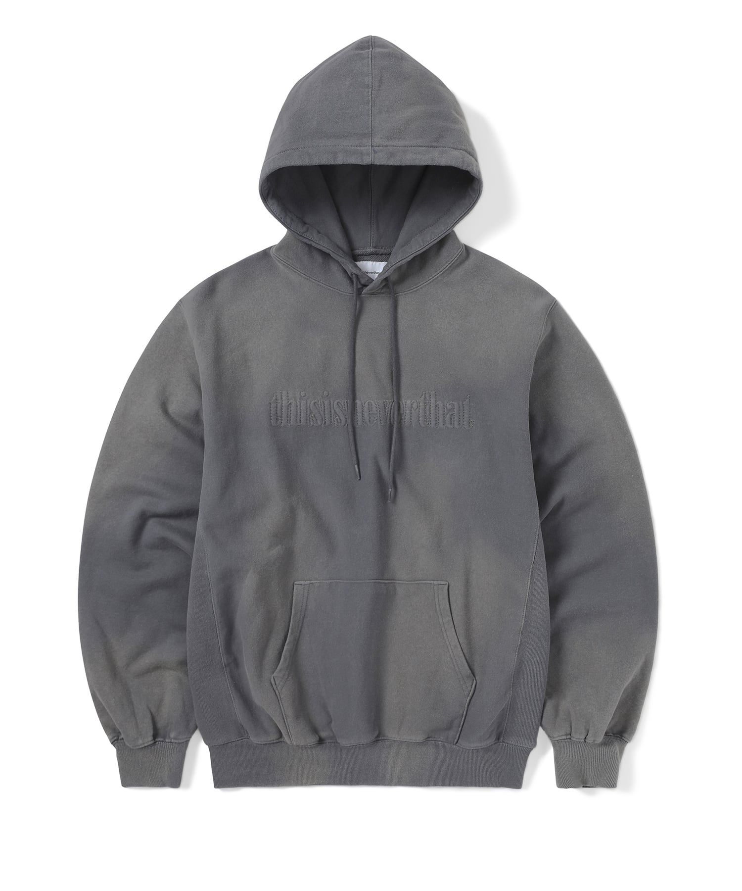 さらに100円引き◆thisisneverthat◆Faded Embroidery Hoodie MUSINSA公式 | thisisneverthat® Faded Embroidery Hoodie Dark Gray